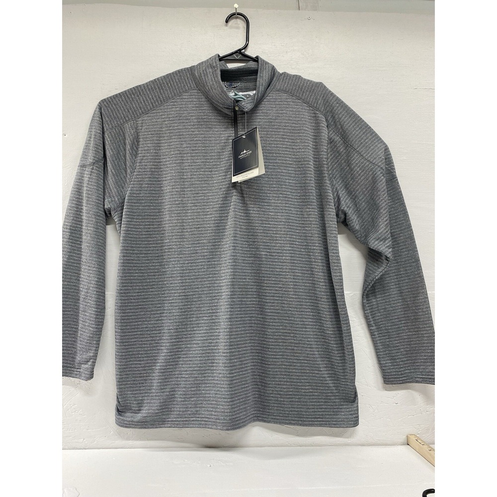 Charles River Men's 2XL Pullover 1/4 Zip Shirt‎ Heather Grey NWT